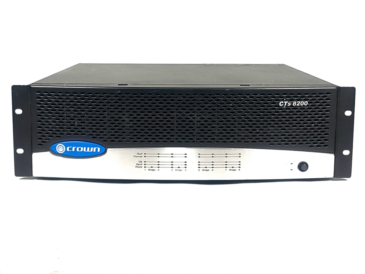 Crown Audio CTs 8200 8-Channel Power Amplifier (FOR PARTS)