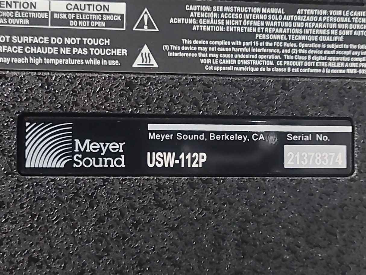 Meyer Sound USW-112P 1200W 12" Powered Subwoofer