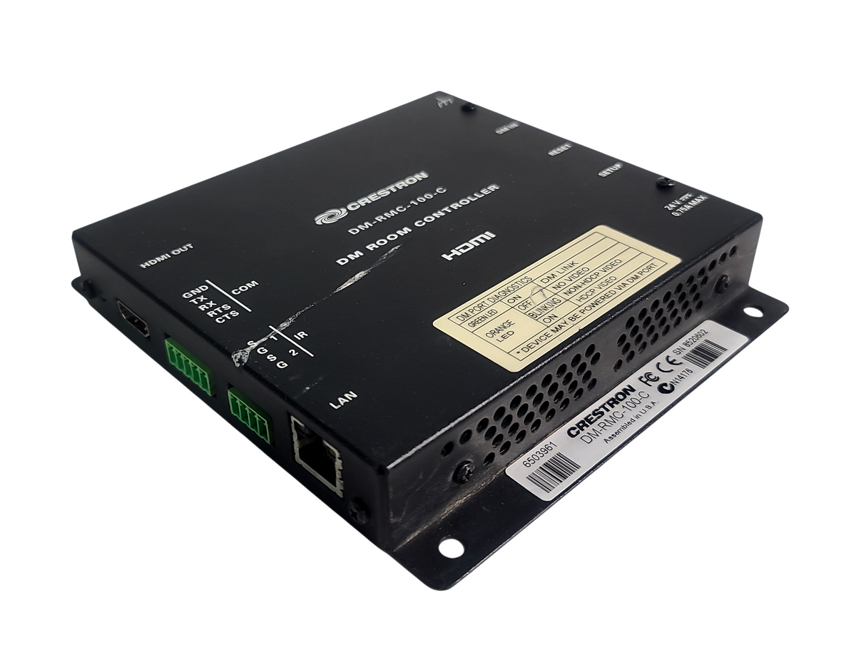 Crestron DM-RMC-100-C DM Room Controller & DigitalMedia 8G+ Receiver