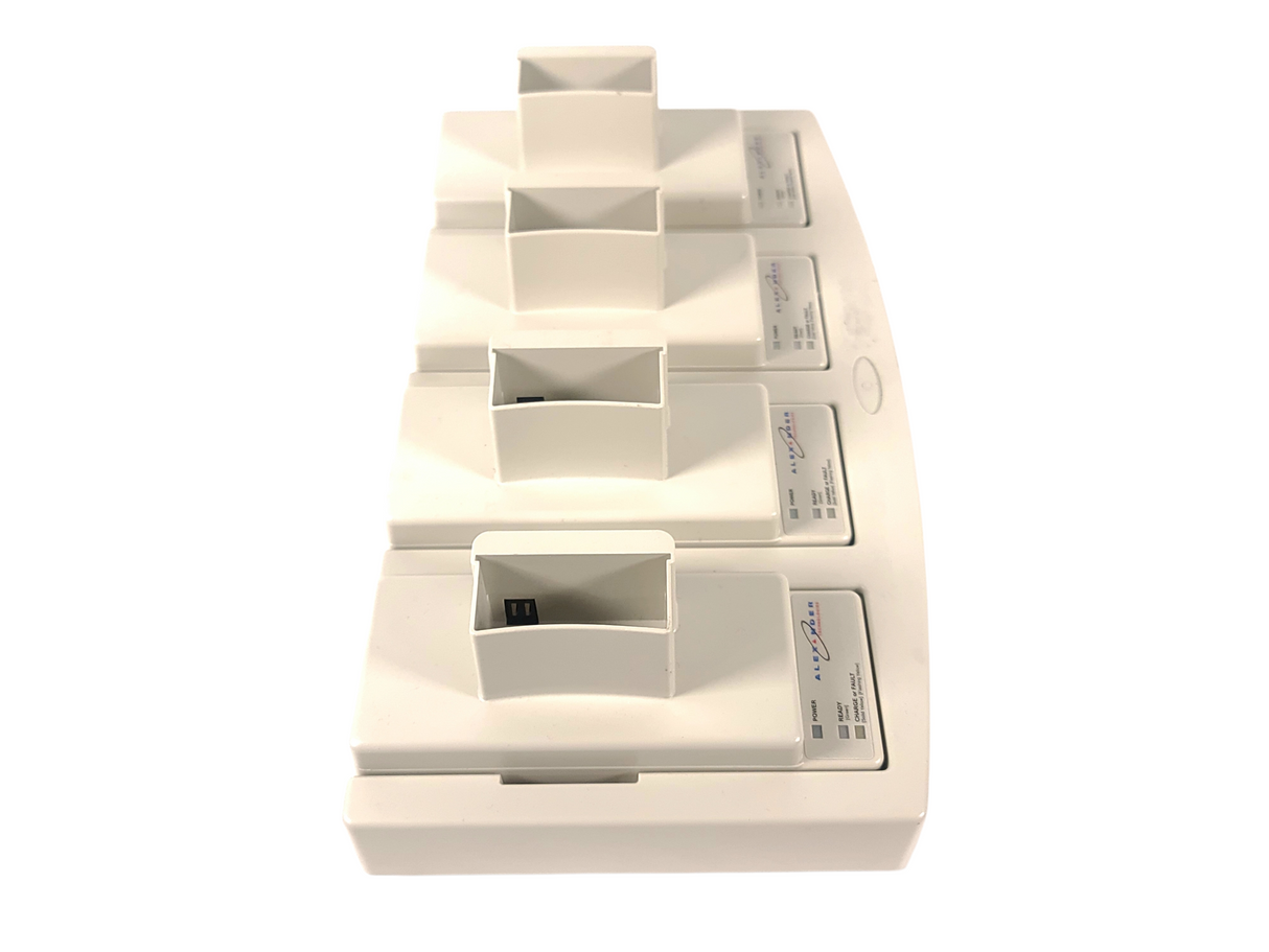 Alexander Technologies UBC30000 4 Slot Universal Battery Charger w/ (4) Alexander Technologies UBCPRD0002343L02