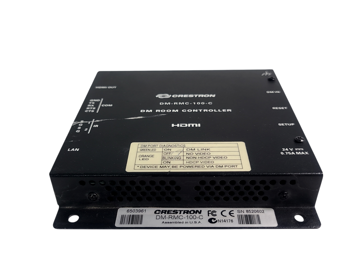 Crestron DM-RMC-100-C DM Room Controller & DigitalMedia 8G+ Receiver