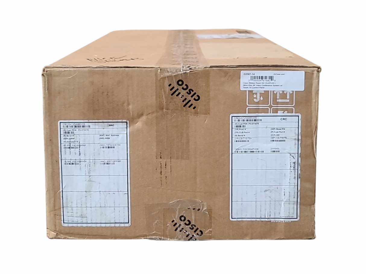 Cisco Webex Room Kit CS-KIT-K9 | All-in-One 4K Video Conference System w/ Touch 10 Control Panel