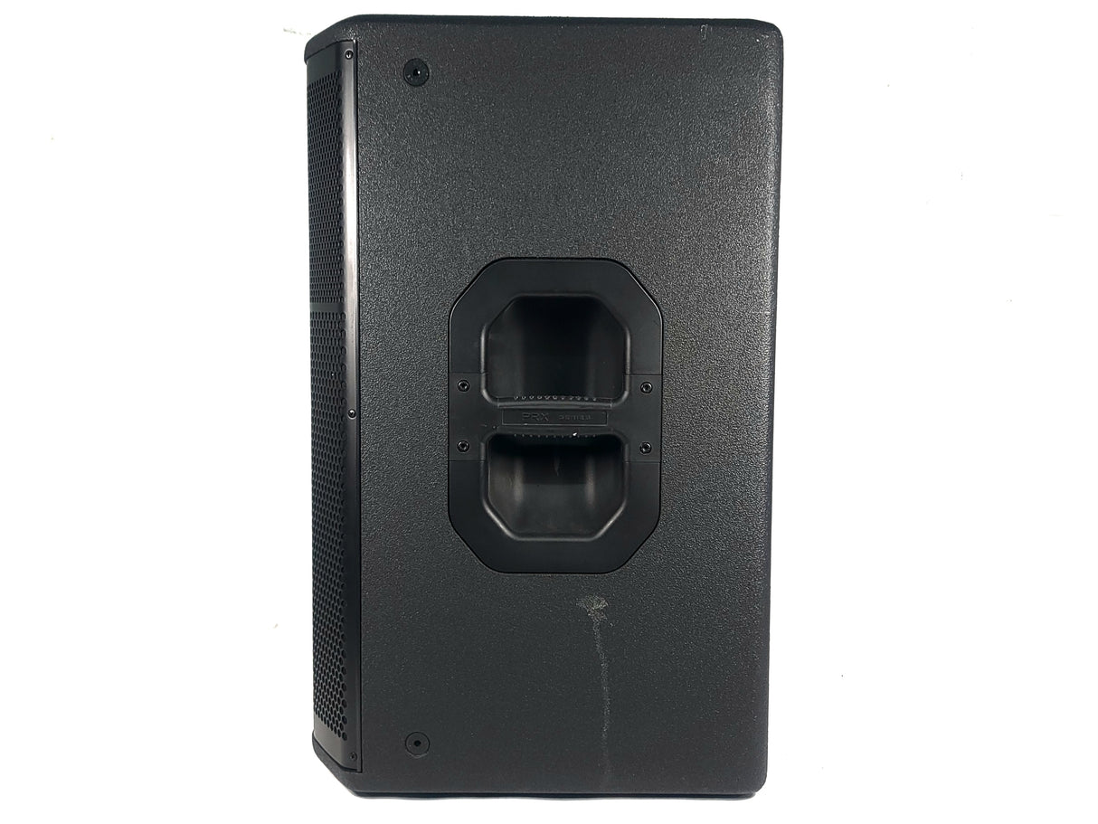 (2) JBL PRX615M 15-inch Two-Way Self-Powered Speakers in Wheeled Road Case