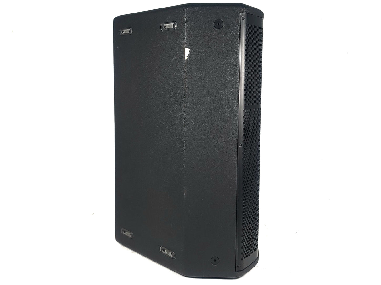 (2) JBL PRX615M 15-inch Two-Way Self-Powered Speakers in Wheeled Road Case