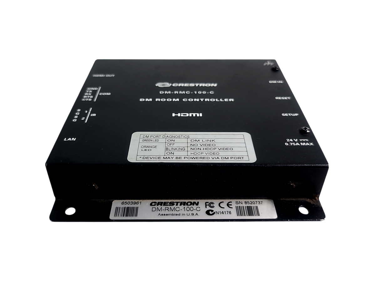 Crestron DM-RMC-100-C DM Room Controller & DigitalMedia 8G+ Receiver