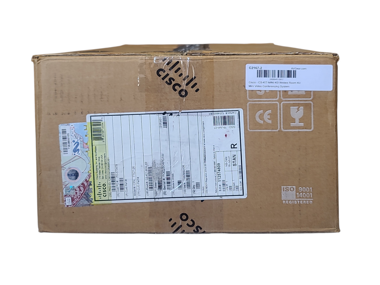 Cisco - CS-KIT-MINI-K9 Webex Room Kit Mini Video Conferencing System (Open Box)