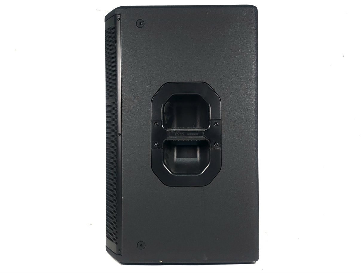 (2) JBL PRX615M 15-inch Two-Way Self-Powered Speakers in Wheeled Road Case
