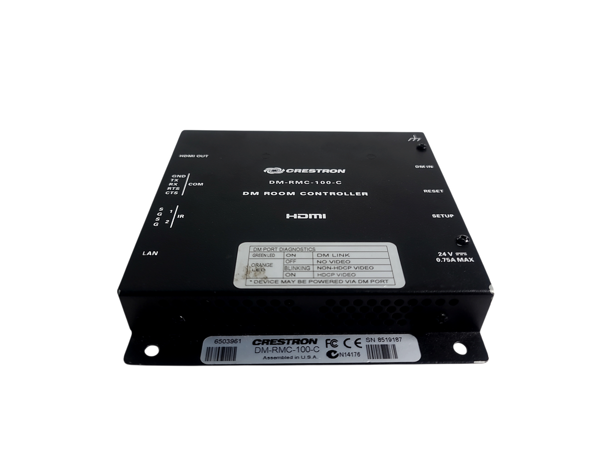 Crestron DM-RMC-100-C DM Room Controller & DigitalMedia 8G+ Receiver
