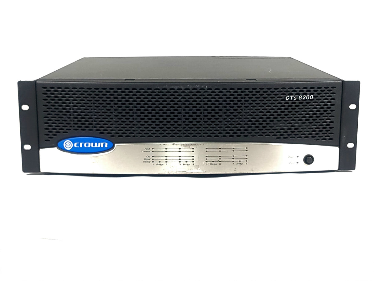 Crown Audio CTs 8200 8-Channel Power Amplifier (FOR PARTS)