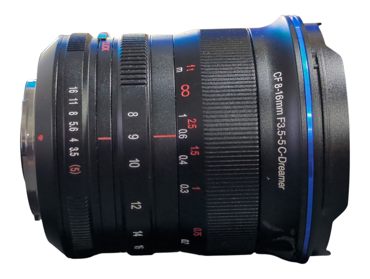 Venus Optics Laowa 8-16mm f/3.5-5 Zoom CF Lens w/ Cover in Original Box