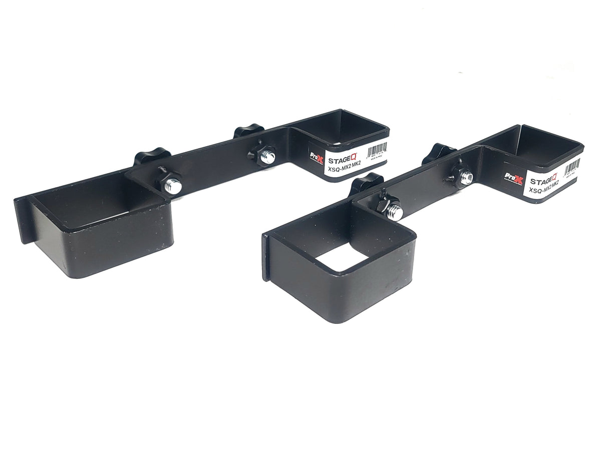 (2) Pro X XSQ-MX2 MK2 Heavy Duty 2-Leg Clamps for StageQ Staging