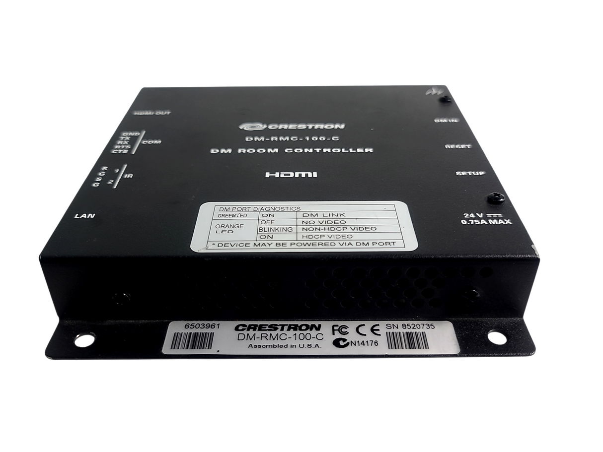 Crestron DM-RMC-100-C DM Room Controller & DigitalMedia 8G+ Receiver
