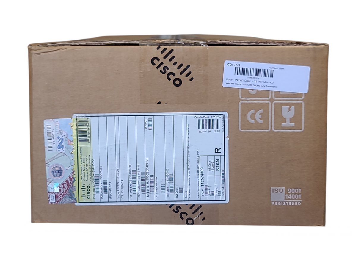 (NEW) Cisco - CS-KIT-MINI-K9 Webex Room Kit Mini Video Conferencing System