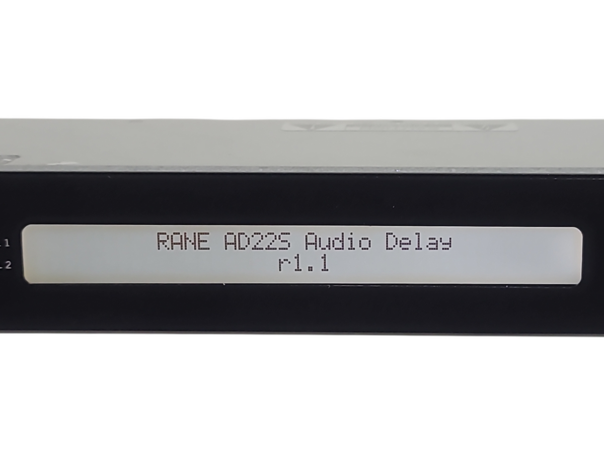 Rane AD22S 2-Channel Dual I/O Audio Delay Unit