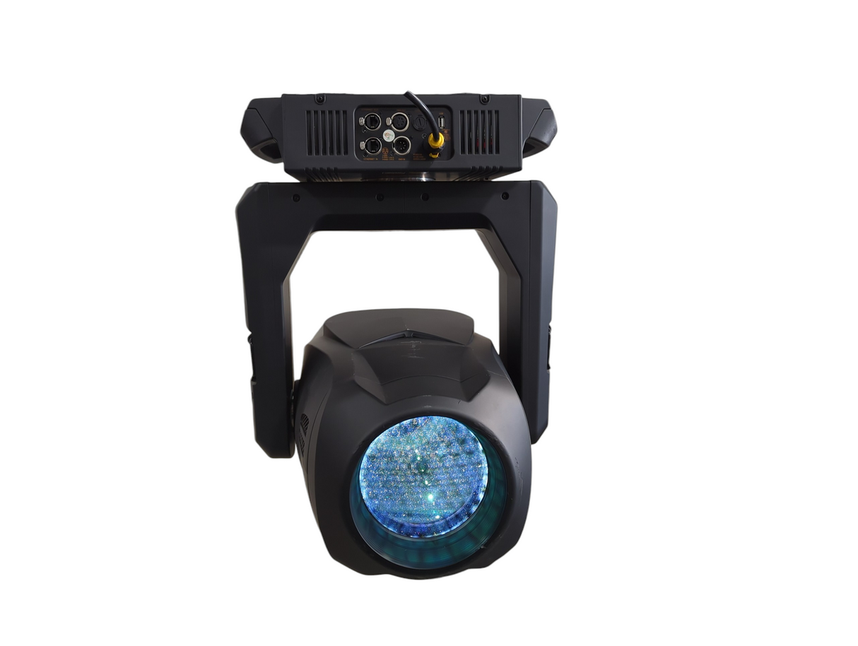 ETC SolaFrame 3000 Moving Head Light (Lamp Hours 1371) w/ (2) Mounting Brackets & PSU Cable in Wheeled Road Case