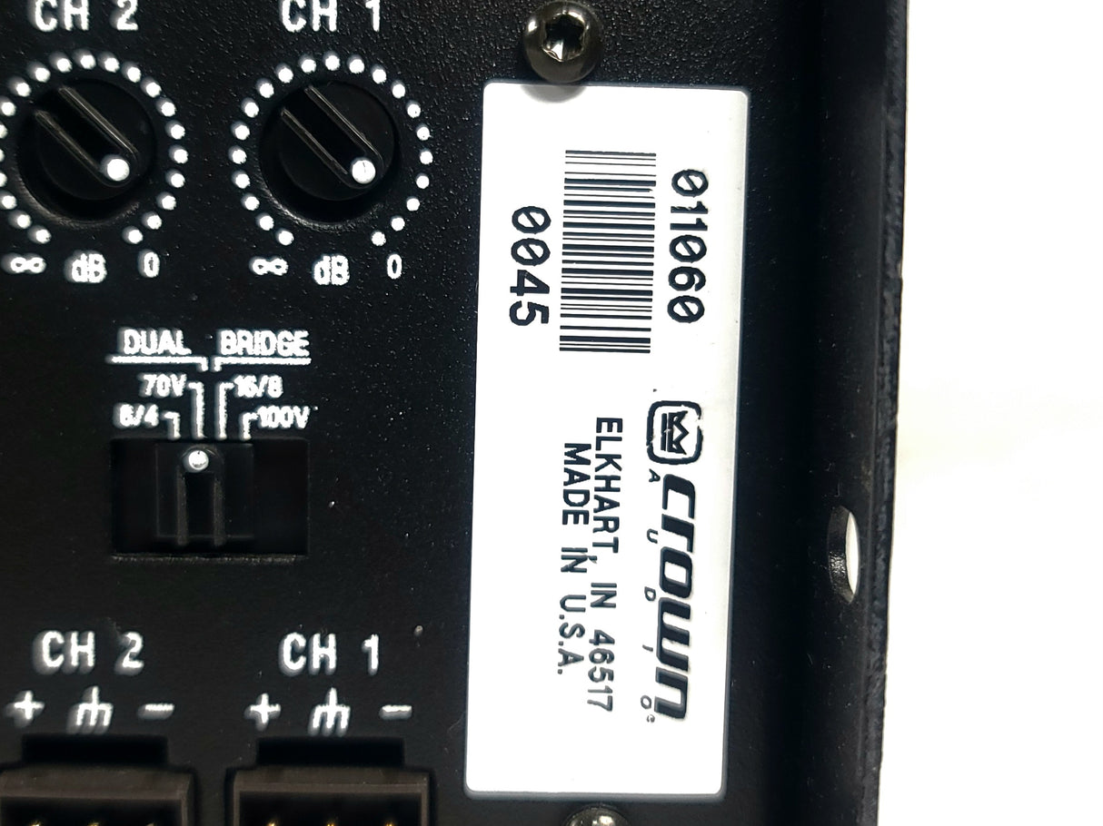 Crown Audio CTs 8200 8-Channel Power Amplifier (FOR PARTS)