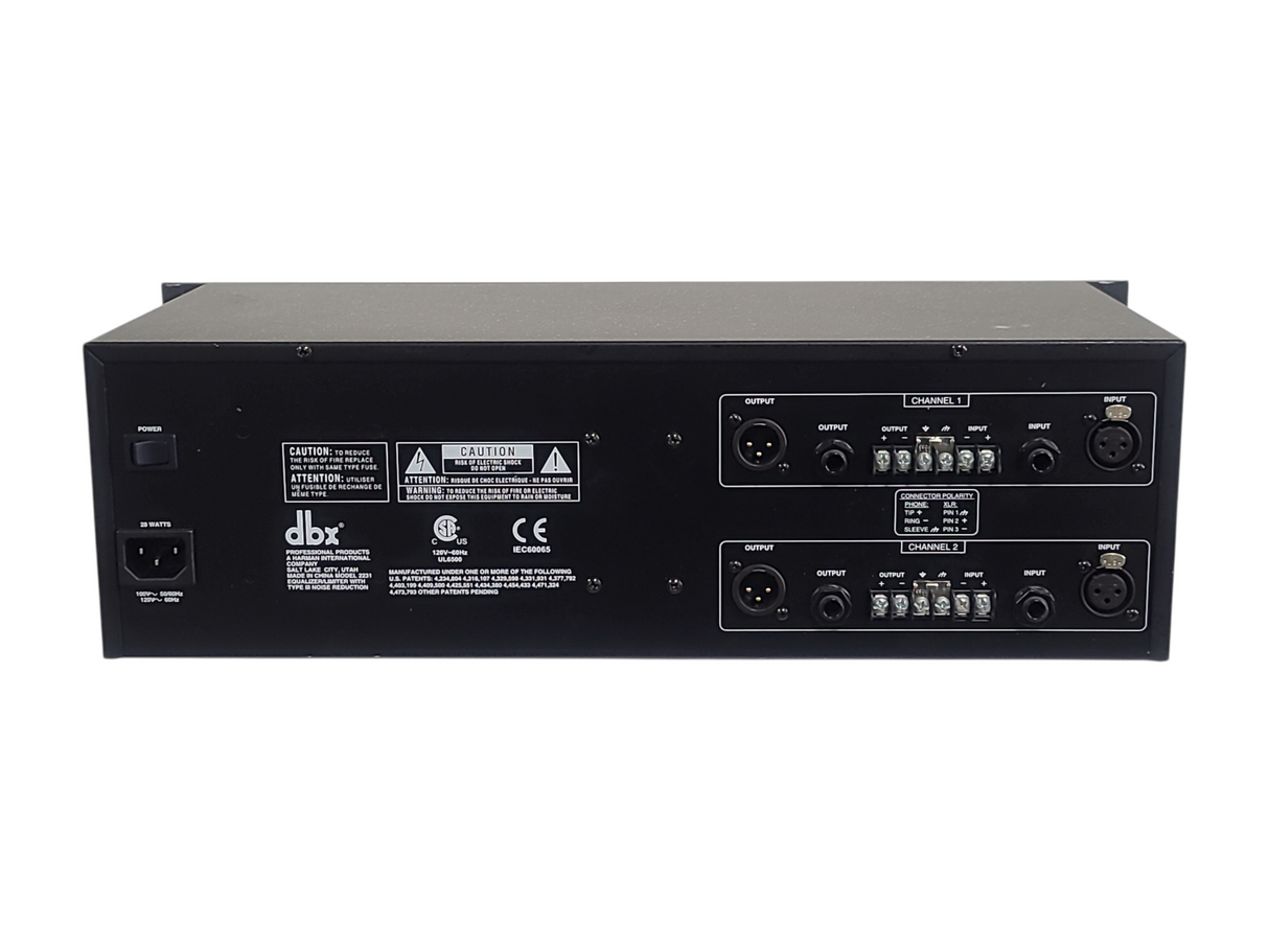 DBX 2231 Equalizer/Limiter w/ Type 3 Noise Reduction