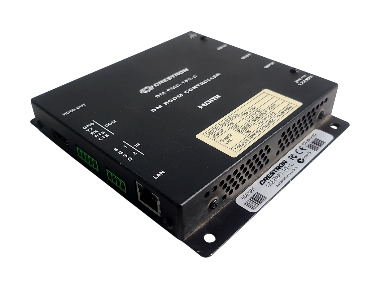 Crestron DM-RMC-100-C DM Room Controller & DigitalMedia 8G+ Receiver