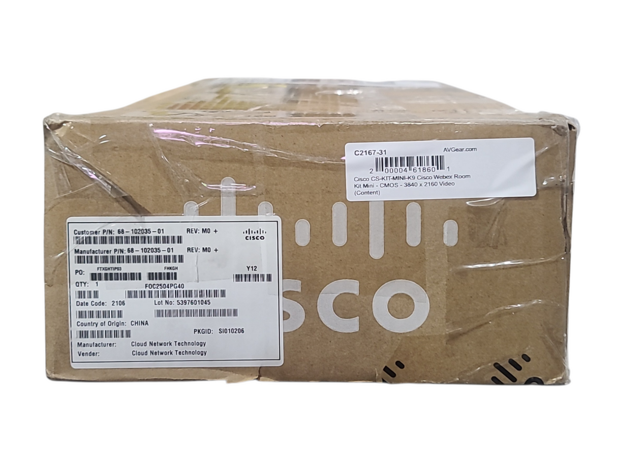 Cisco - CS-KIT-MINI-K9 Webex Room Kit Mini Video Conferencing System (Open Box)