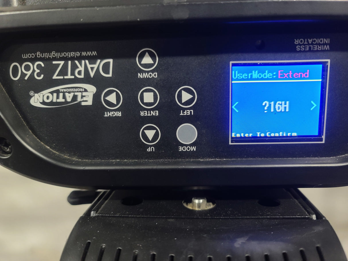 Elation DARTZ 360 50W RGB LED Moving Light (16 Lamp Hours)