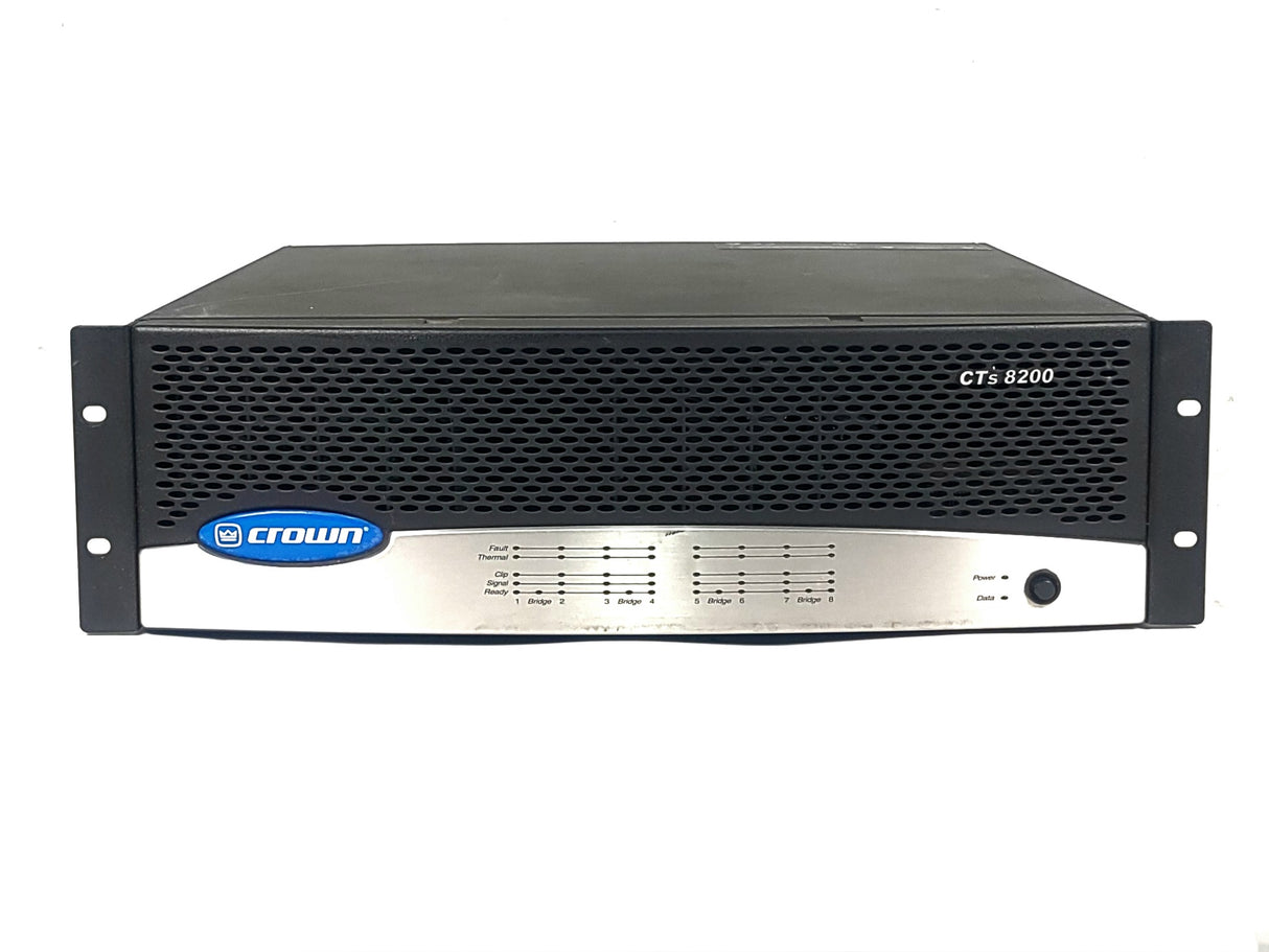 Crown Audio CTs 8200 8-Channel Power Amplifier (FOR PARTS)