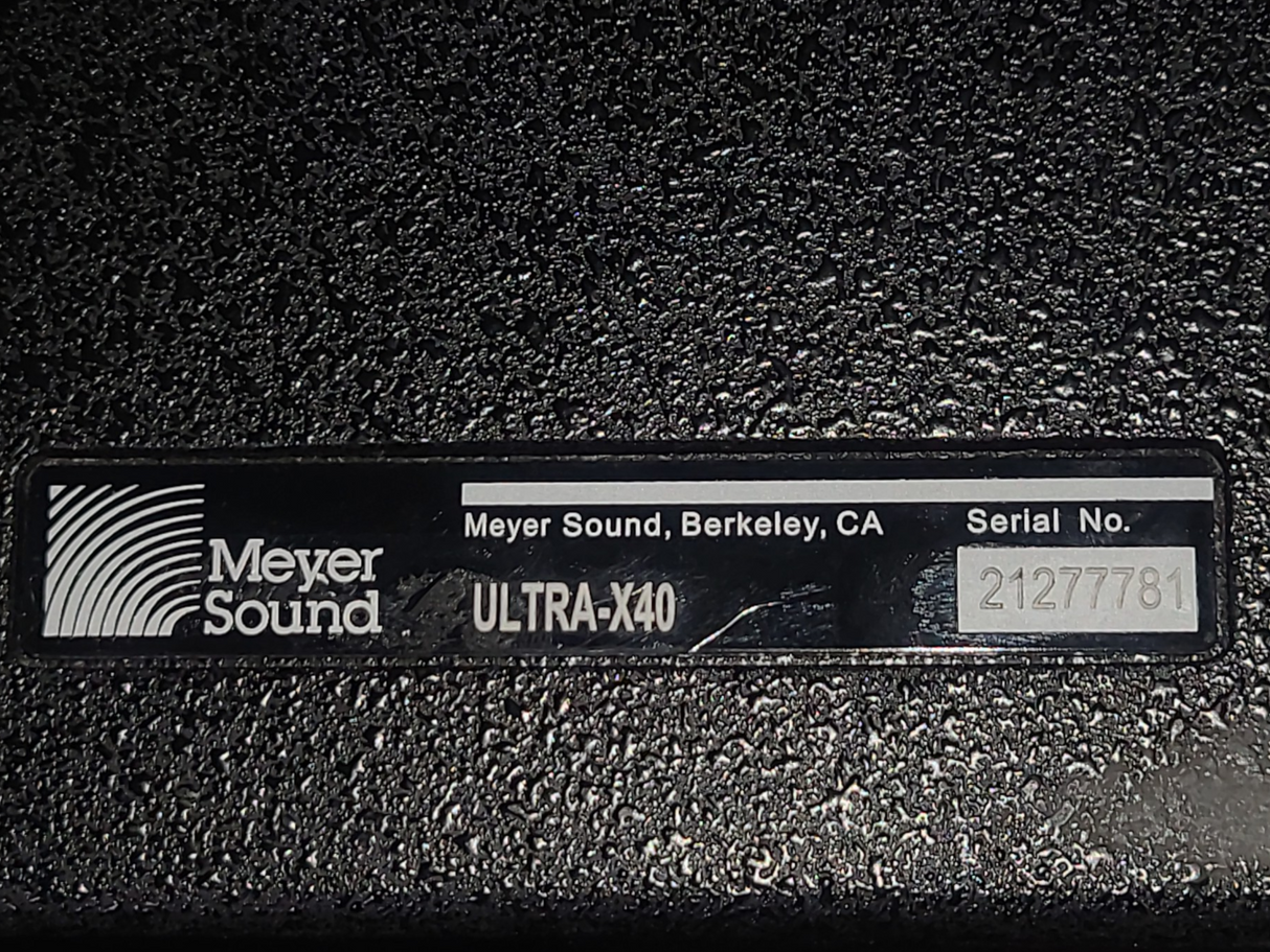Meyer Sound ULTRA-X40 Wide Coverage Loudspeaker