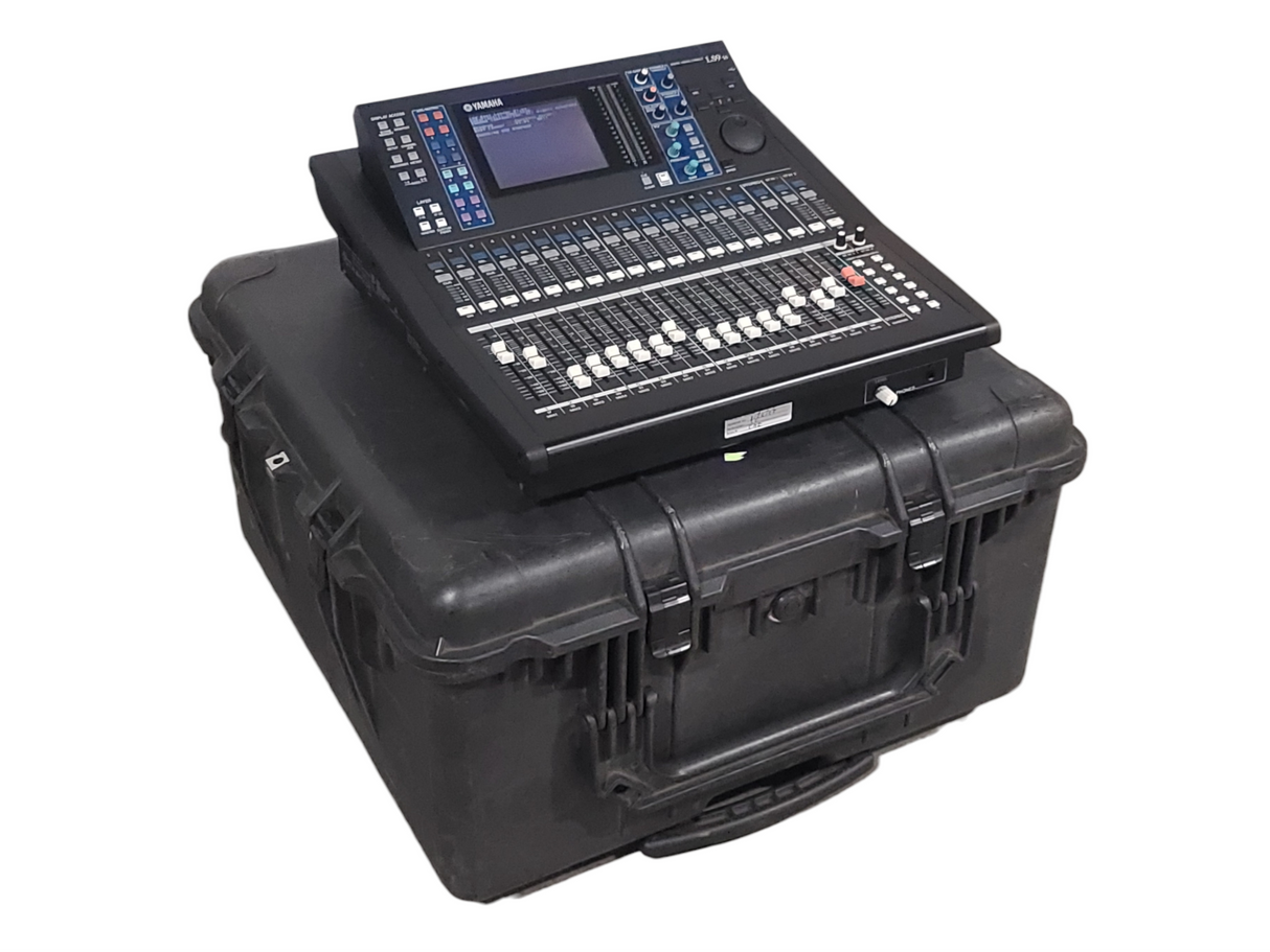 Yamaha LS9 16-Channel Digital Mixing Console in Pelican 1640 Wheeled Road Case