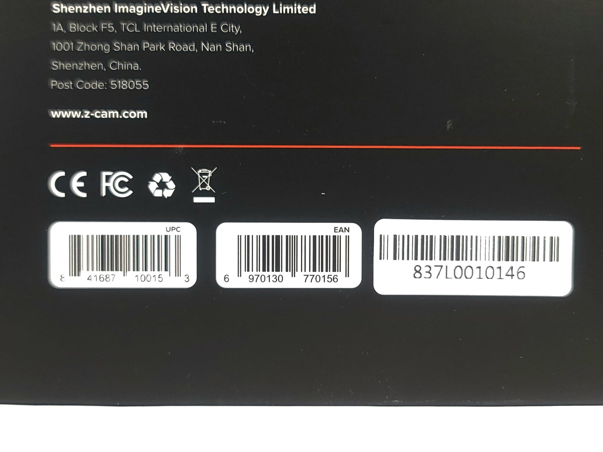 Z CAM E1509 E2N 4K NDI Camera in Original Box