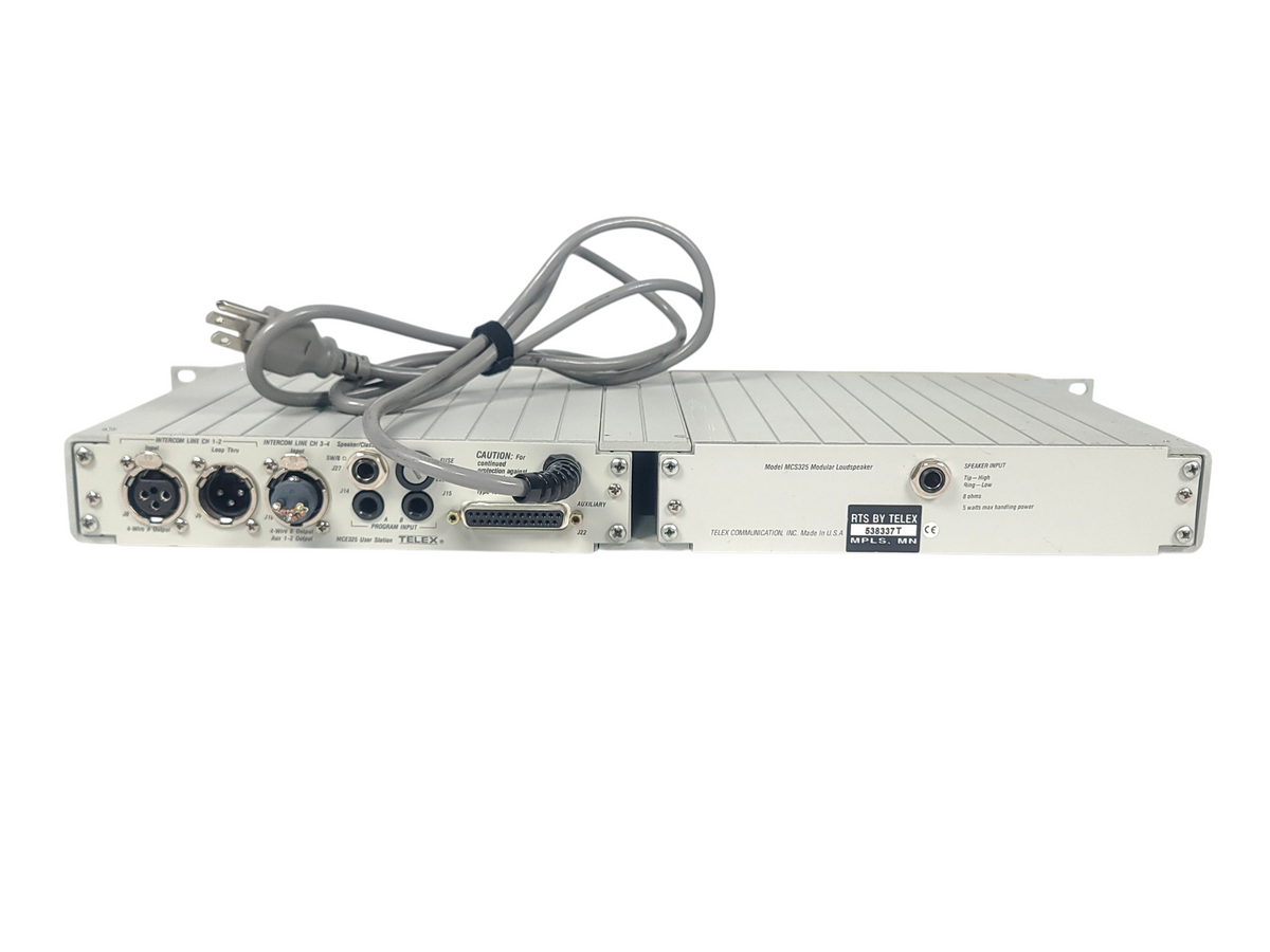 Telex MCE-325 User Station w/ RTS MCS-325 Speaker