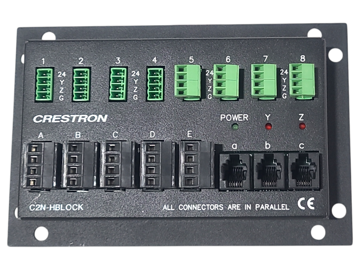 Crestron C2N-HBLOCK Multi-type Cresnet Distribution Block / 5 Connectors
