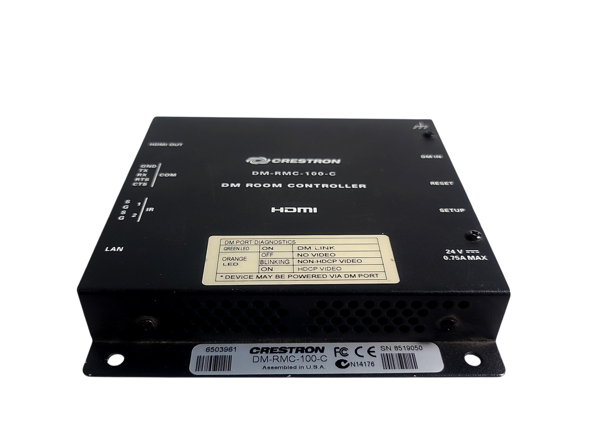 Crestron DM-RMC-100-C DM Room Controller & DigitalMedia 8G+ Receiver