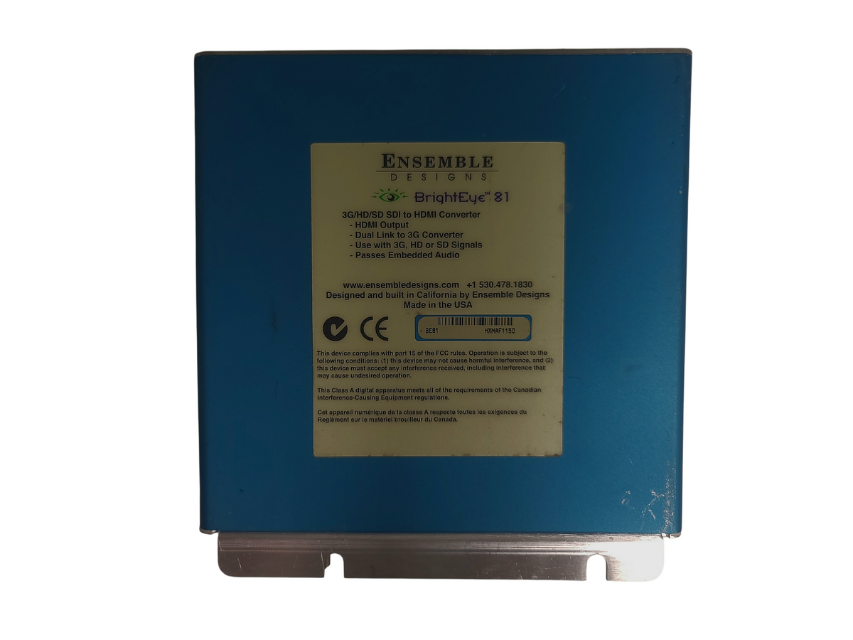 Ensemble BrightEye 81 3G/HD/SD SDI to Hdmi Converter