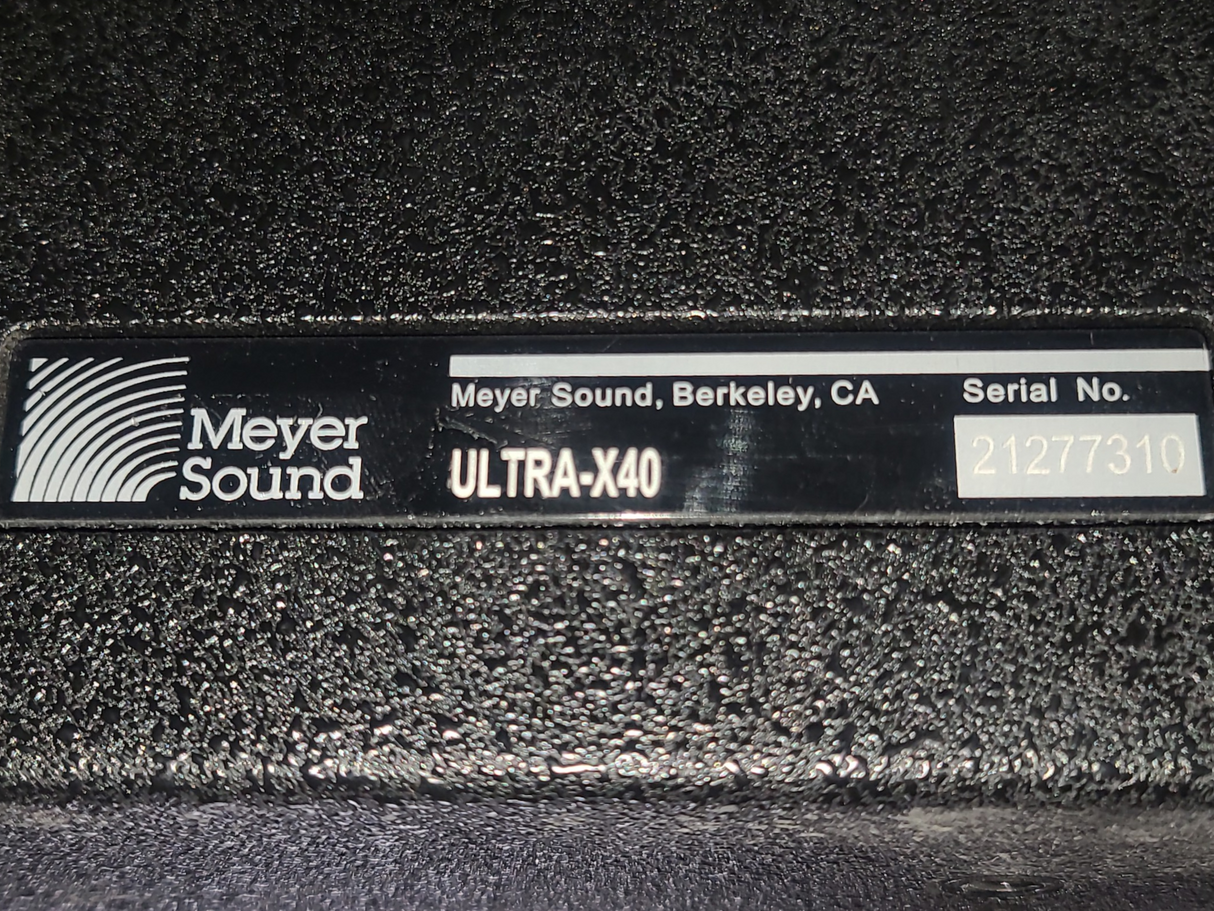 Meyer Sound ULTRA-X40 Wide Coverage Loudspeaker