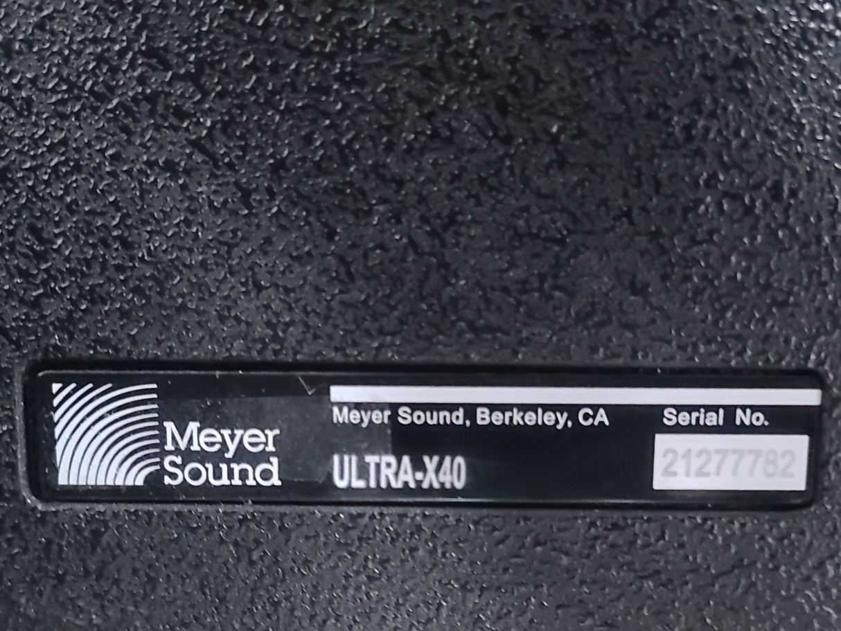 Meyer Sound ULTRA-X40 Wide Coverage Loudspeaker