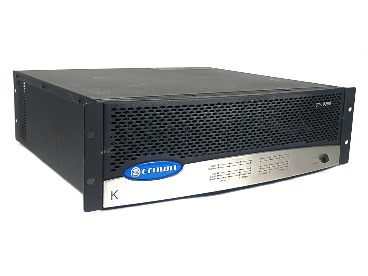 Crown Audio CTs 8200 8-Channel Power Amplifier (FOR PARTS)