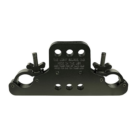 The Light Source Mega-Truss Pick 12" Truss 1-Ton Multi-Hole, Black Anodized MTP12MHB_Main