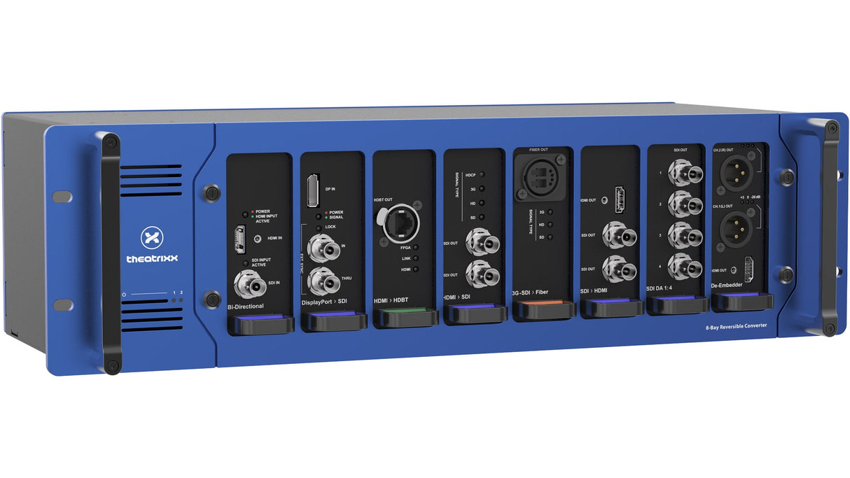 Theatrixx Technologies xVision Reversible Module (Dual Channel 3G-SDI to Fiber, Singlemode, OpticalCON Duo)