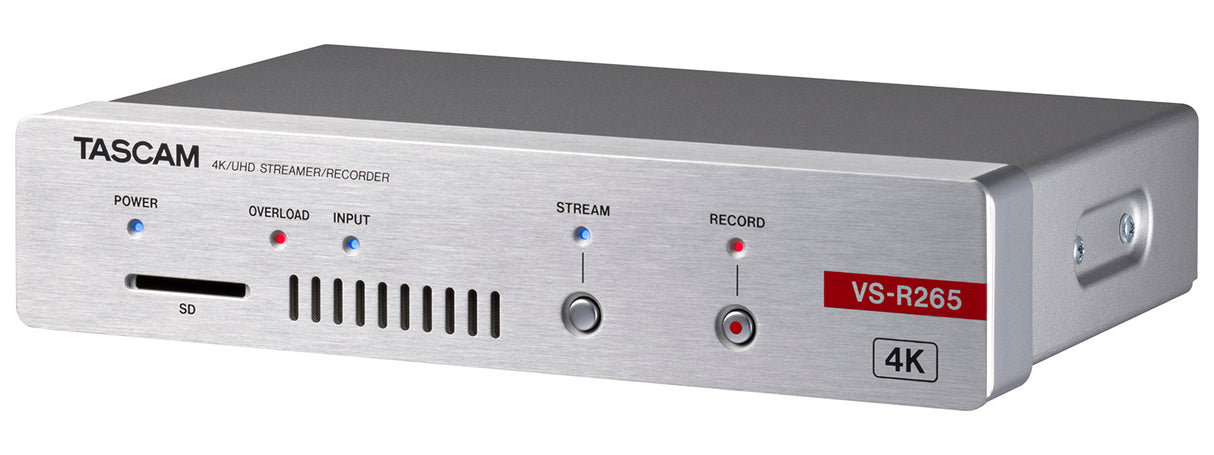(NEW) Tascam VSR-265 4K Audio/Video Streamer with Recorder