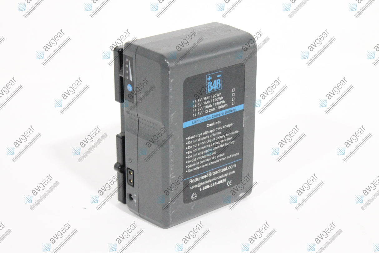 B4B Battery for Broadcast Cameras w/ Gold Mount Connector
