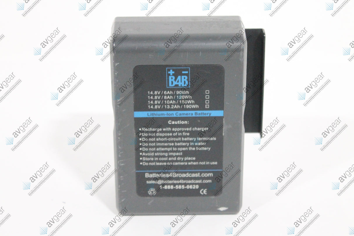 B4B Battery for Broadcast Cameras w/ Gold Mount Connector