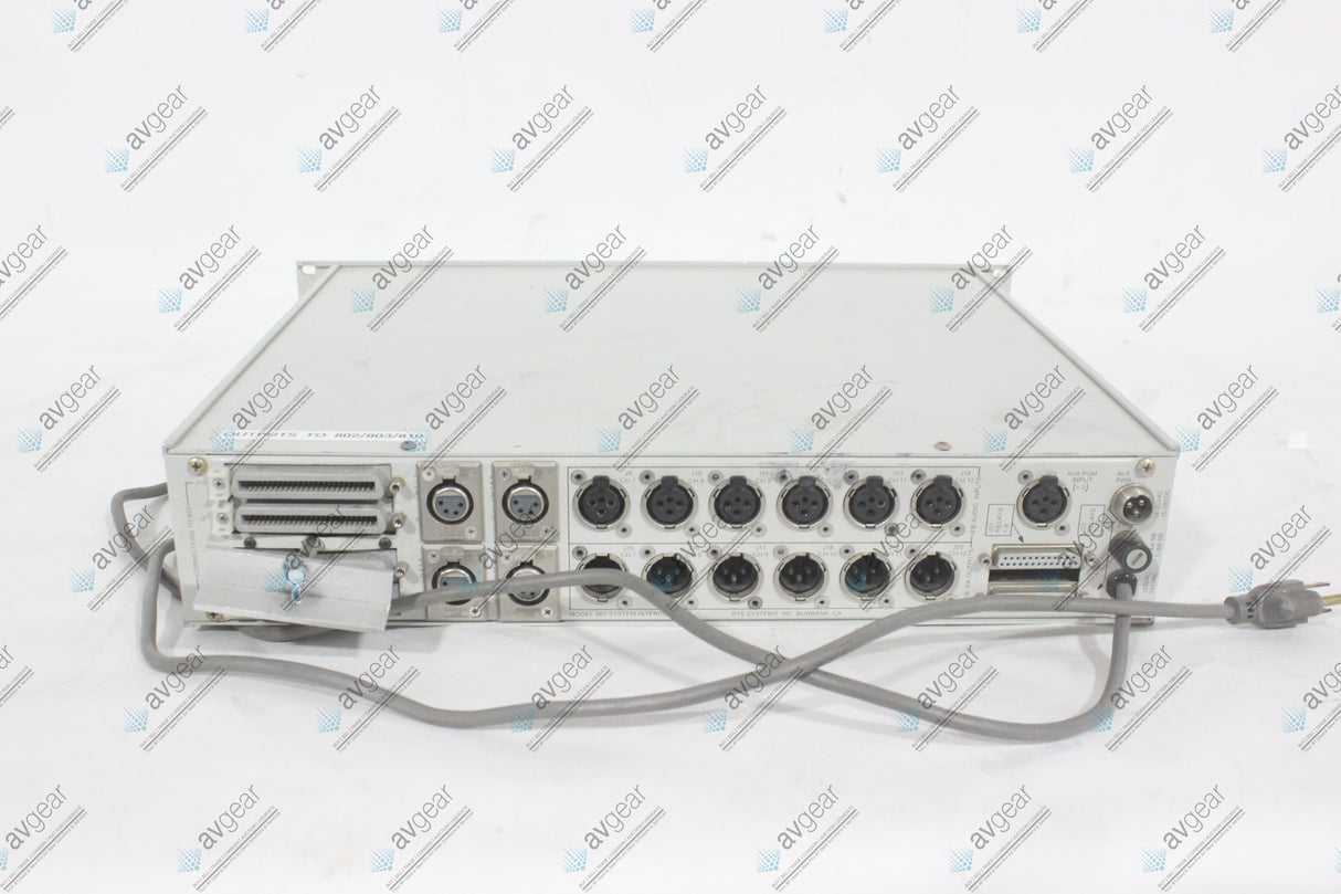 RTS 800 Series 862 Intercom System Interconnect