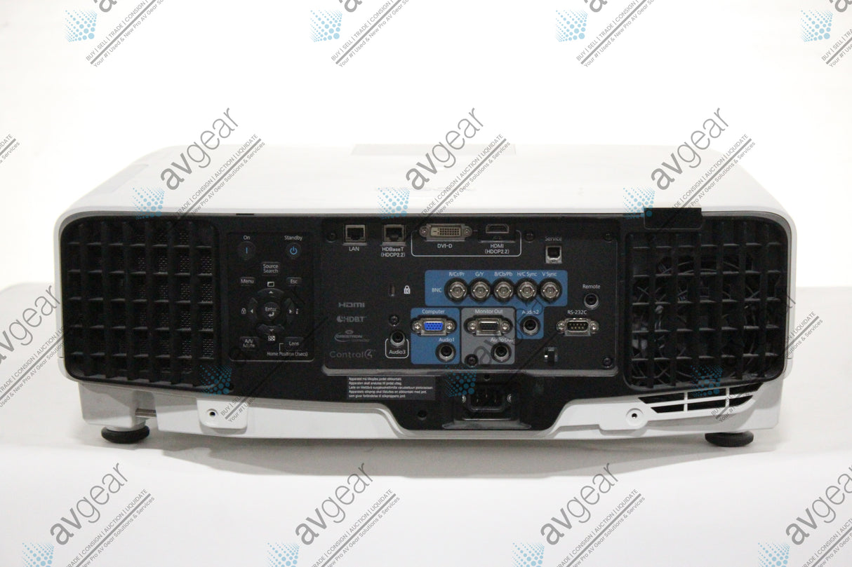 Epson EB-L1100U (H735B) 4K 6000 Lumen Laser WUXGA 3LCD Projector (~13000 Hours) - Lens NOT INCLUDED