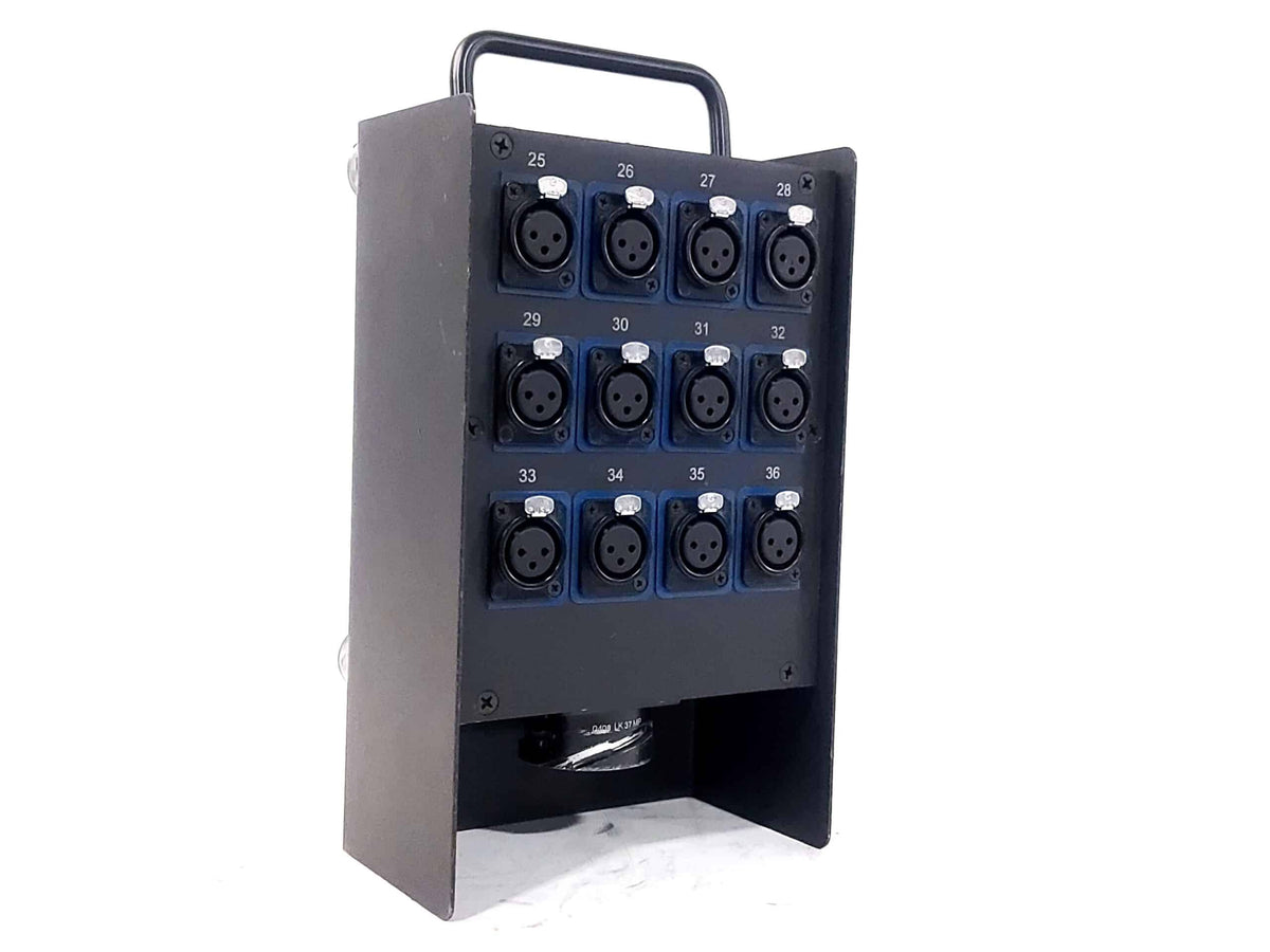 12-Channel XLR Stage Box w/ 37-Pin Connector – AVGear.com
