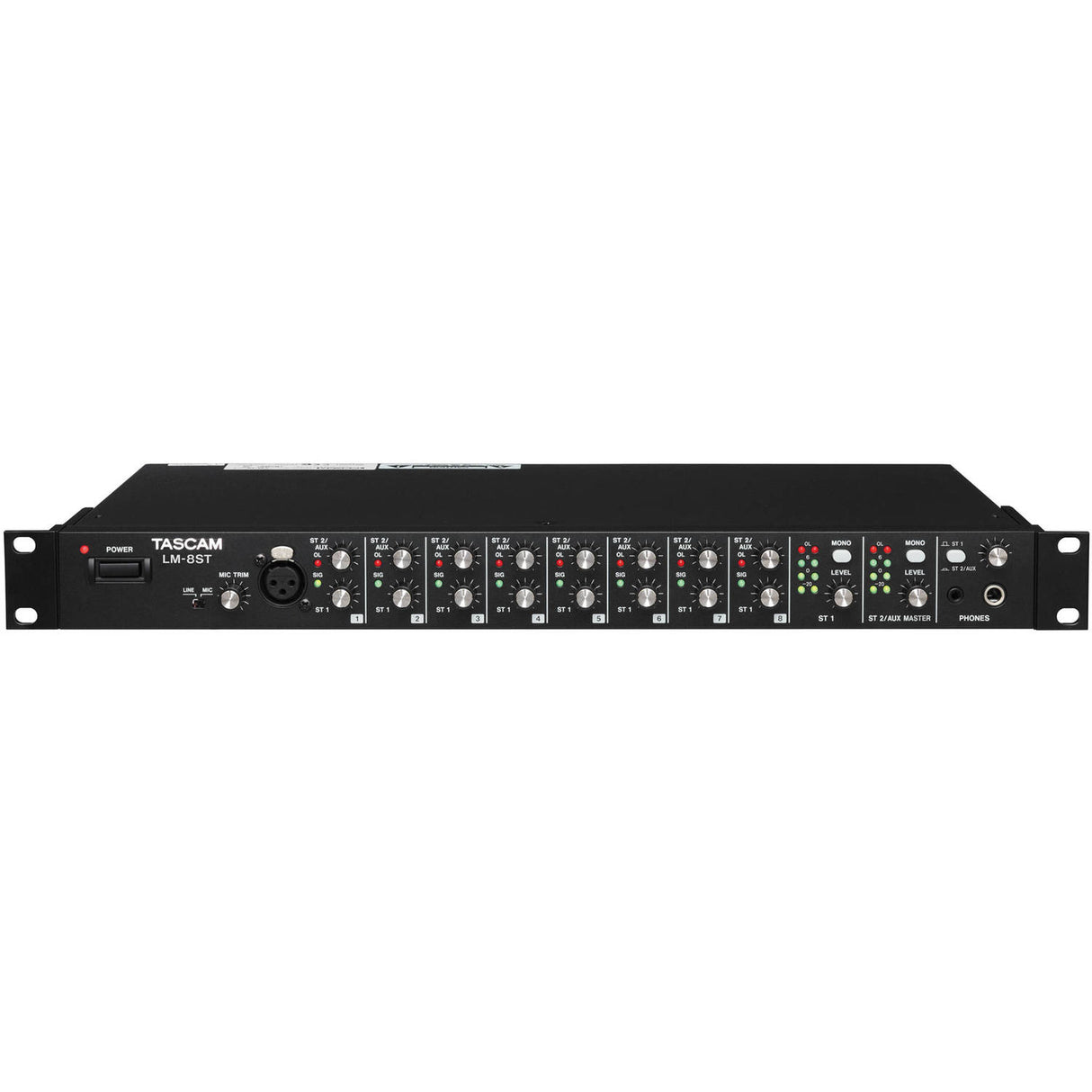 TASCAM LM-8ST Rackmount 8-Channel Line Mixer