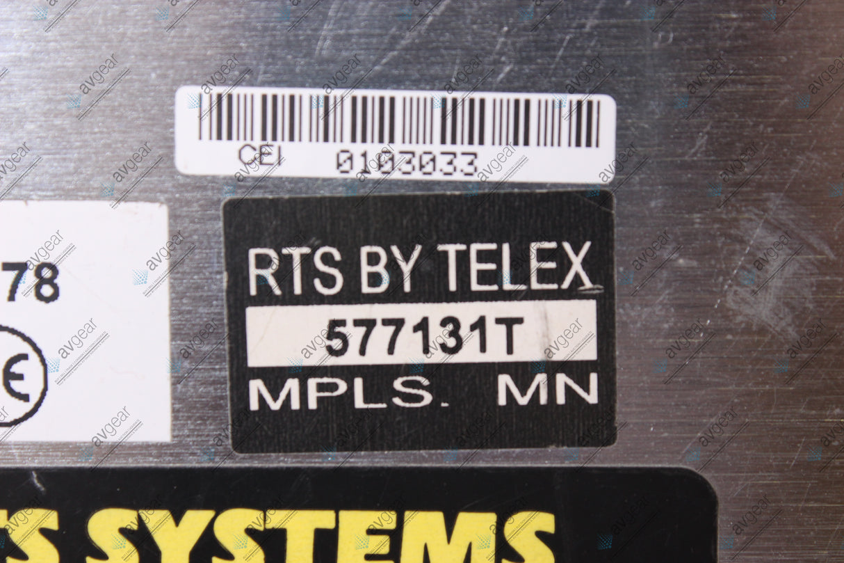 RTS Telex SAP1626 Source Assignment Panel