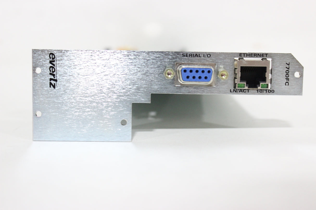 Evertz 7700FC Frame Controller Card w/ Backplane (1371-93)