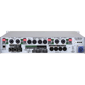 Ashly nXp1.54 Network 4ch 6kW Network Power Amplifier w/Protea DSP
