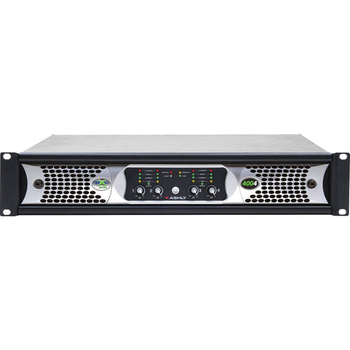 Ashly nXp Series nXP4004 4-Channel 400W Power Amplifier with Programmable Outputs & Protea Software Suite