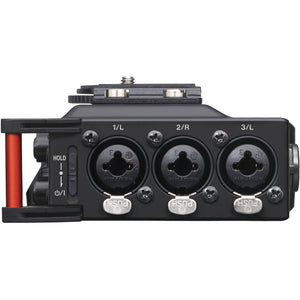 TASCAM DR-70D 6-Input / 4-Track Multi-Track Field Recorder with Onboard Omni Microphones