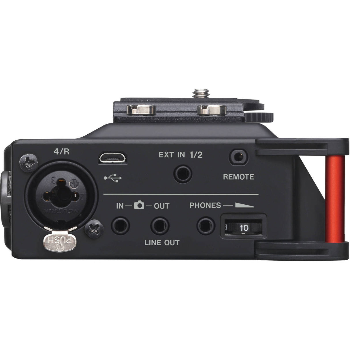 TASCAM DR-70D 6-Input / 4-Track Multi-Track Field Recorder with Onboard Omni Microphones